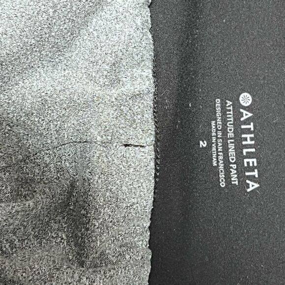 ATHLETA Altitude Lined Jogger Pant Joggers Black Womens Sz 2 - Picture 8 of 9
